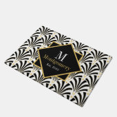 Classy  1920s Jazzy Palmettos Deurmat (Schuin)