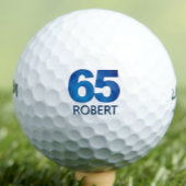 Classy 65th Birthday - 65 jaar Blue Age Gift Golfballen