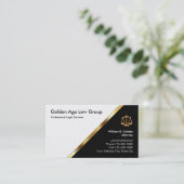 Classy Advocaat en Juridische Diensten Visitekaartje (Staand voorkant)
