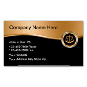 Classy Advocaat Kantoor Magnetisch Visitekaartje (Voorkant)