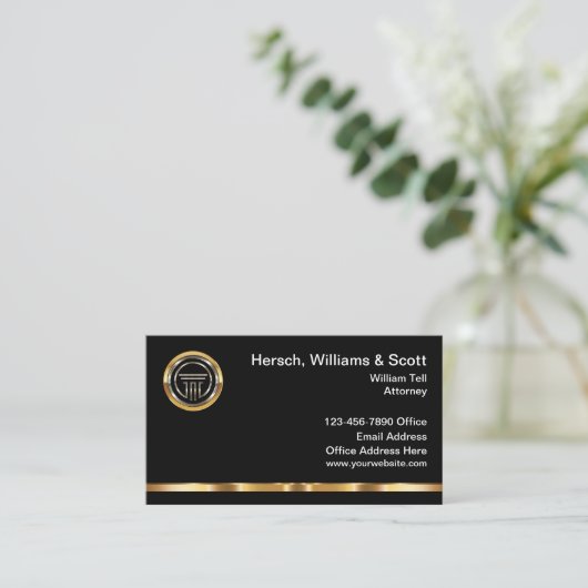 Classy Advocaat Rechtsgroep Juridisch Team Visitekaartje (Staand voorkant)