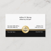 Classy advocatenkantoor Visitekaartjes (Voorkant)