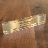 Classy Aerospace Engineer Desk Naam Plaque Naambordje (Zijkant)