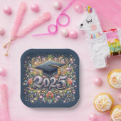 Classy Afstuderen 2025 Papieren Bordje (Feest)