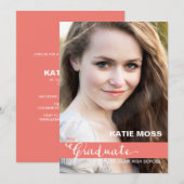 CLASSY Afstuderen Aankondiging | Coral (Voorkant / Achterkant)