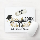 Classy Afstuderen Floral Muismat (Met muis)