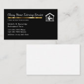 Classy After School Tutoring Service Visitekaartje (Voorkant / Achterkant)