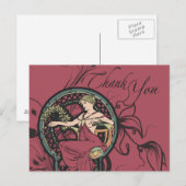 Classy Alphonse Mucha Bedankt Kaarten (Voorkant / Achterkant)