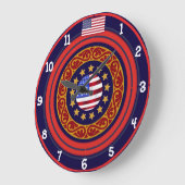 Classy Americana Wall Clock Grote Klok (Hoek)