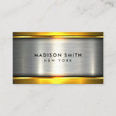 Classy And Cool Construction Business Cards Visitekaartje (Voorkant)