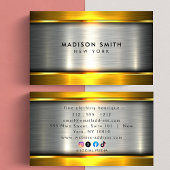 Classy And Cool Construction Business Cards Visitekaartje