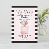 Classy and Fabulous invite Kaart (Staand voorkant)