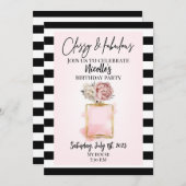 Classy and Fabulous invite Kaart (Voorkant / Achterkant)