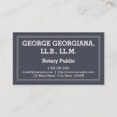 Classy and Modern Notional Public Visitekaartje (Voorkant)