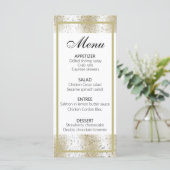 Classy Animal Print Leopard Menu (Staand voorkant)