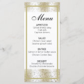 Classy Animal Print Leopard Menu (Voorkant)