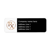Classy Apotheek Retouradres Sticker Labels (Voorkant)