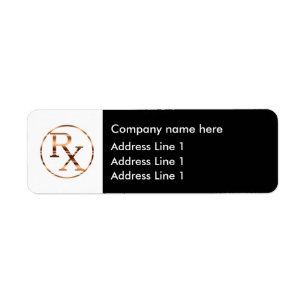 Classy Apotheek Retouradres Sticker Labels