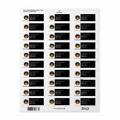 Classy Apotheek Thema Adres Sticker Labels (Full Sheet)