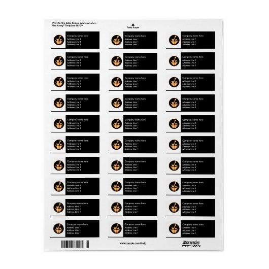 Classy Apotheek Thema Adres Sticker Labels (Full Sheet)