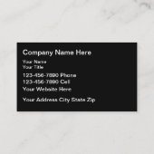 Classy Architect Modern Business Cards Visitekaartje (Achterkant)