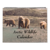 Classy Arctic Wildlife Alaska Foto gemaakt Kalender (Hoes)