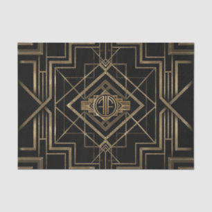 Classy Art Deco Gatsby 1920's Design Tissue Paper Tissuepapier
