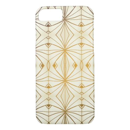 Classy art deco geïnspireerd ontwerp Case-Mate iPhone case (Achterkant)