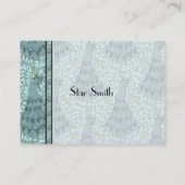 Classy Art  Peacock Boutique Kaart Visitekaartje (Achterkant)