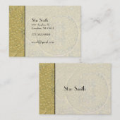 Classy Art  Peacock Boutique Kaart Visitekaartje (Voorkant / Achterkant)