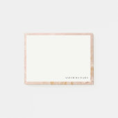 Classy Artistic Struik Pink Gold Oil Paint Texture Post-it® Notes (Voorkant)