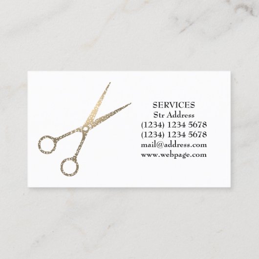 Classy artistieke elegantie visitekaartje (Achterkant)