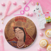 Classy Asian Woman Paper Bord (Feest)