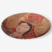 Classy Asian Woman Paper Bord (Gekanteld)