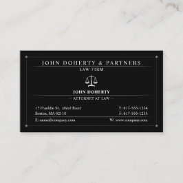 Classy Attorney at Law | Advocaat Black Visitekaartje