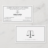 Classy Attorney at Law | Advocaat Visitekaartje (Voorkant / Achterkant)