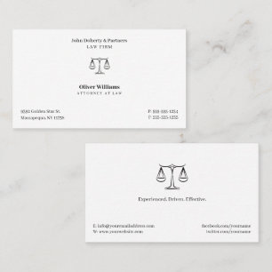 Classy Attorney at Law   Advocaat Visitekaartje