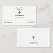 Classy Attorney at Law | Advocaat Visitekaartje (Voorkant / Achterkant)