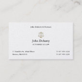 Classy Attorney at Law | Advocaat Visitekaartje (Voorkant)