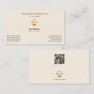 Classy Attorney at Law Advocaat Visitekaartje