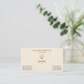 Classy Attorney at Law | Advocaat Visitekaartje (Staand voorkant)