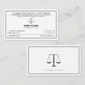 Classy Attorney at Law | Advocaat Visitekaartje (Voorkant / Achterkant)