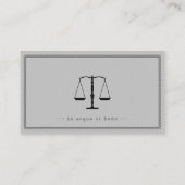 Classy Attorney at Law | Advocaat Visitekaartje (Achterkant)