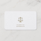 Classy Attorney at Law | Advocaat Visitekaartje (Achterkant)