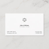 Classy Attorney at Law | Advocaat Visitekaartje (Voorkant)