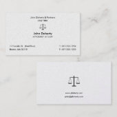 Classy Attorney at Law | Advocaat Visitekaartje (Voorkant / Achterkant)