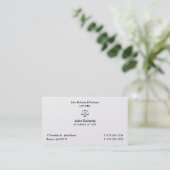 Classy Attorney at Law | Advocaat Visitekaartje (Staand voorkant)