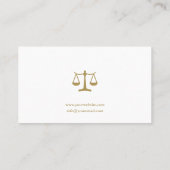 Classy Attorney at Law | Visitekaartje van advocat (Achterkant)