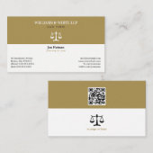 Classy Attorney at Law | Visitekaartje van advocat (Voorkant / Achterkant)