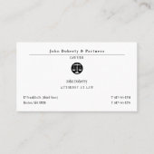 Classy Attorney at Law | Wettelijke vennootschap Visitekaartje (Voorkant)